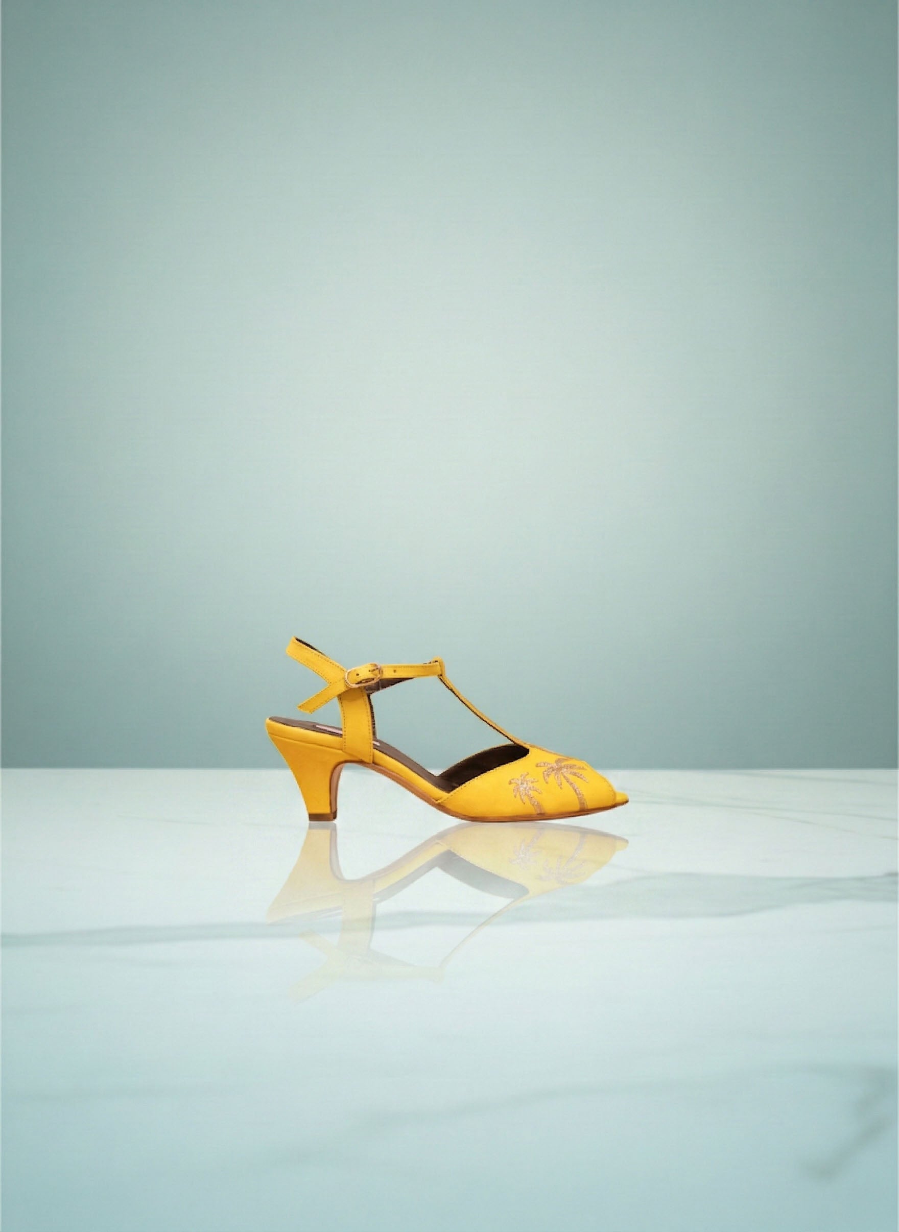 Aha - Jaune Titi et Glitter Champagne | Patricia Blanchet