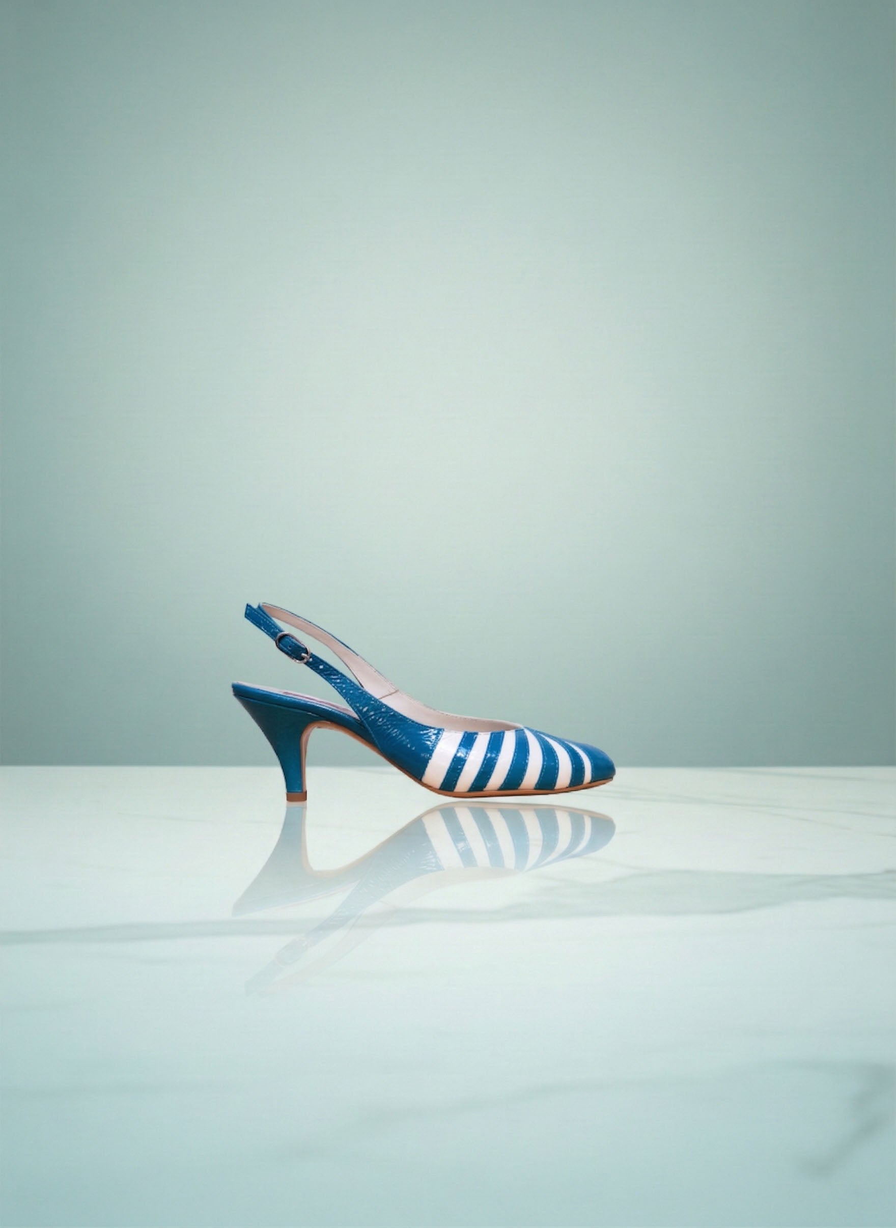 Anatola - Vernis Bleu Canard et Ivoire | Patricia Blanchet