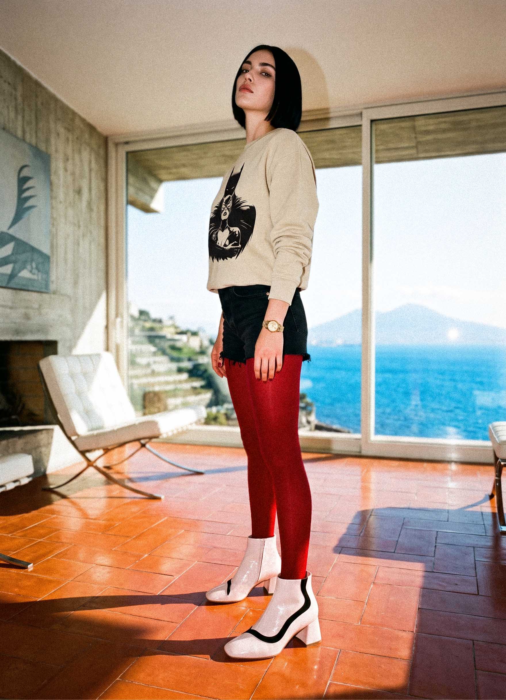 Apostrophe - Ivory & Black Patent Leather | Patricia Blanchet