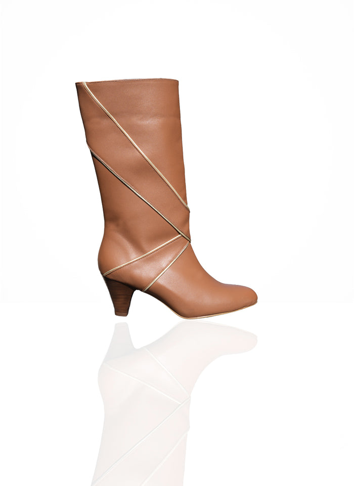 Biquette - Cuir Camel