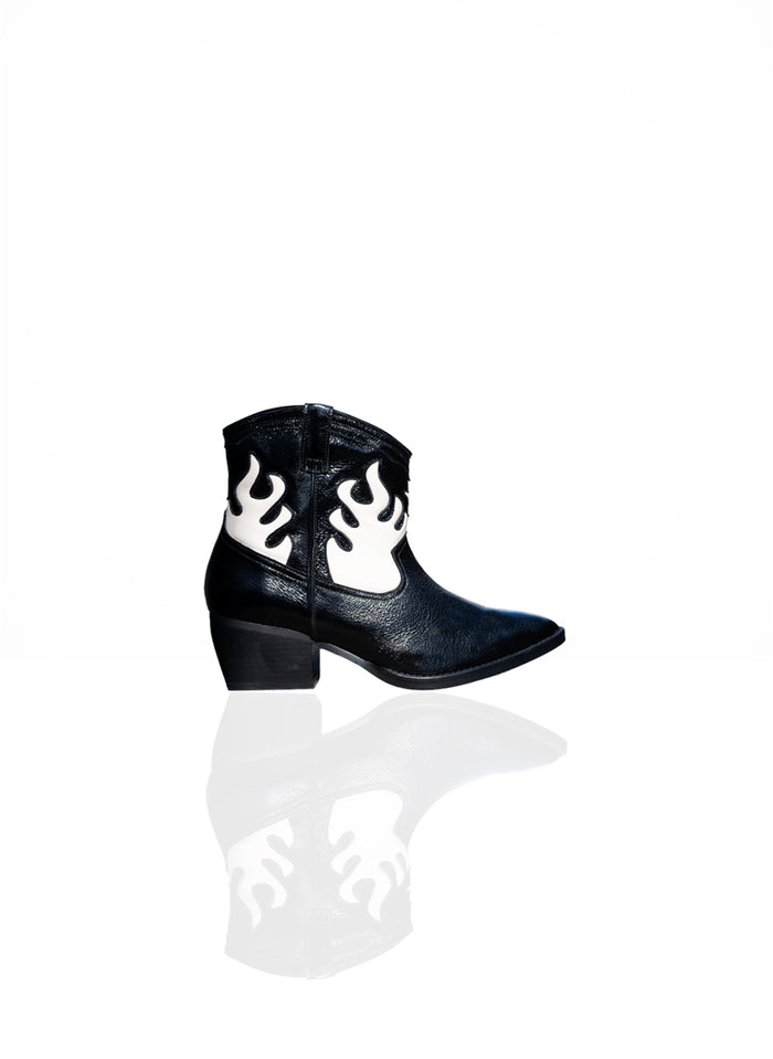 California - Cuir Verni Noir