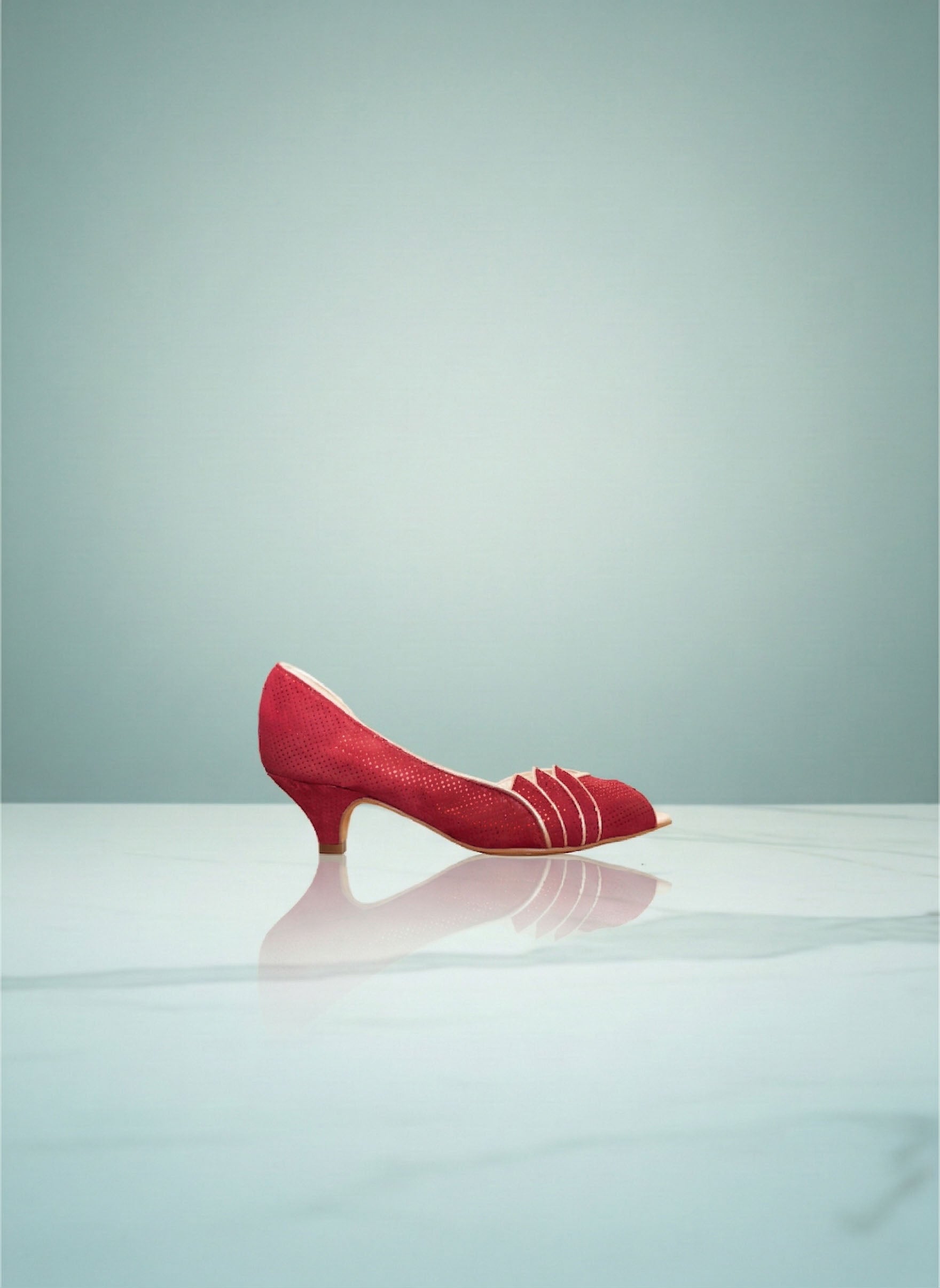 Cocotte - Cherry Red and Champagne Rhinestones | Patricia Blanchet