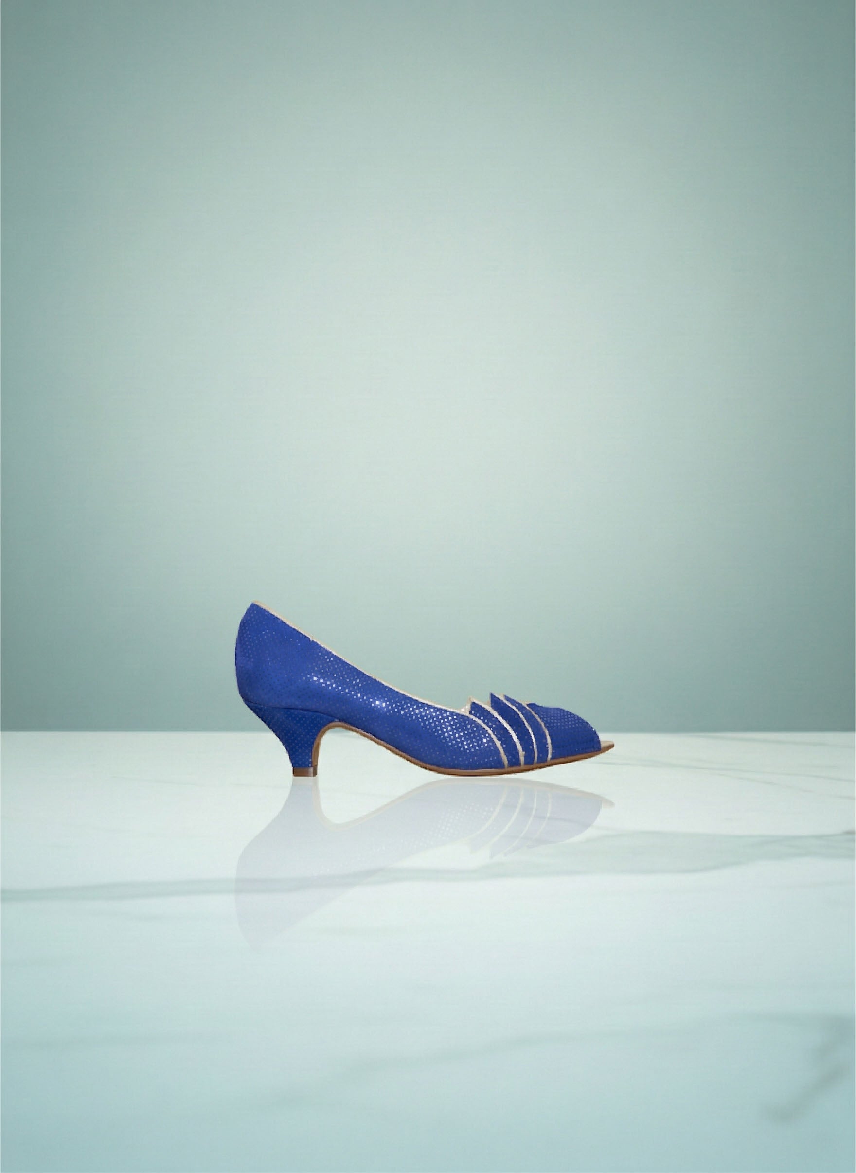 Cocotte - Electric Blue Printed Rhinestones | Patricia Blanchet