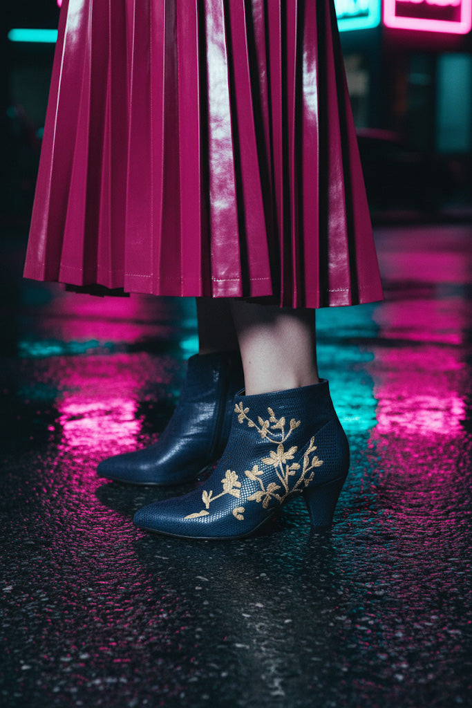 Colbert - Imprimé Métal Bleu Nuit | Patricia Blanchet