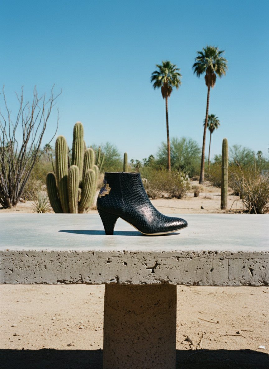 Delfonia - Imprimé Metallisé Noir | Patricia Blanchet