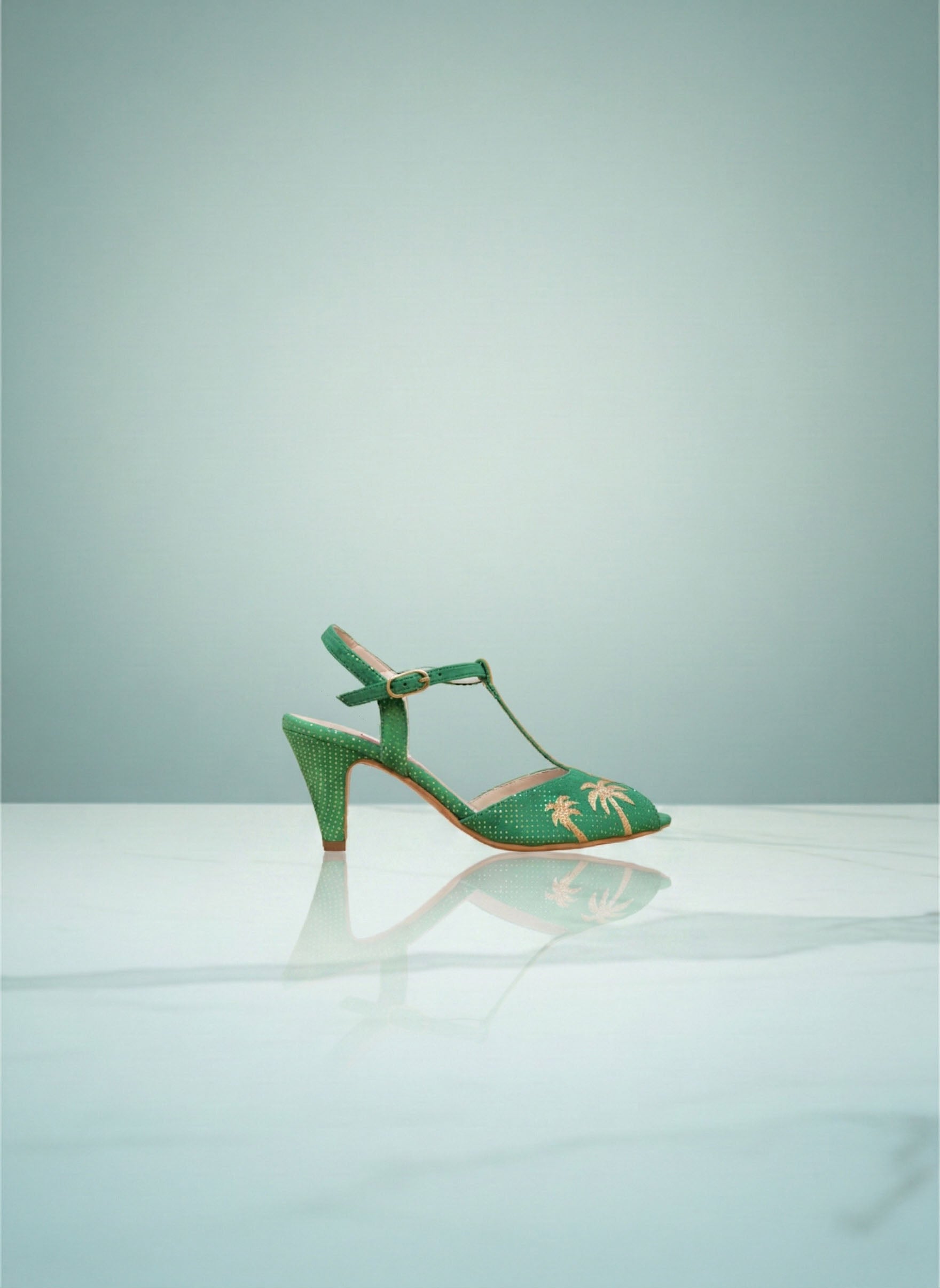 Duran Duran - Jelly Bean Imprimé Strass et Glitter Champagne | Patricia Blanchet