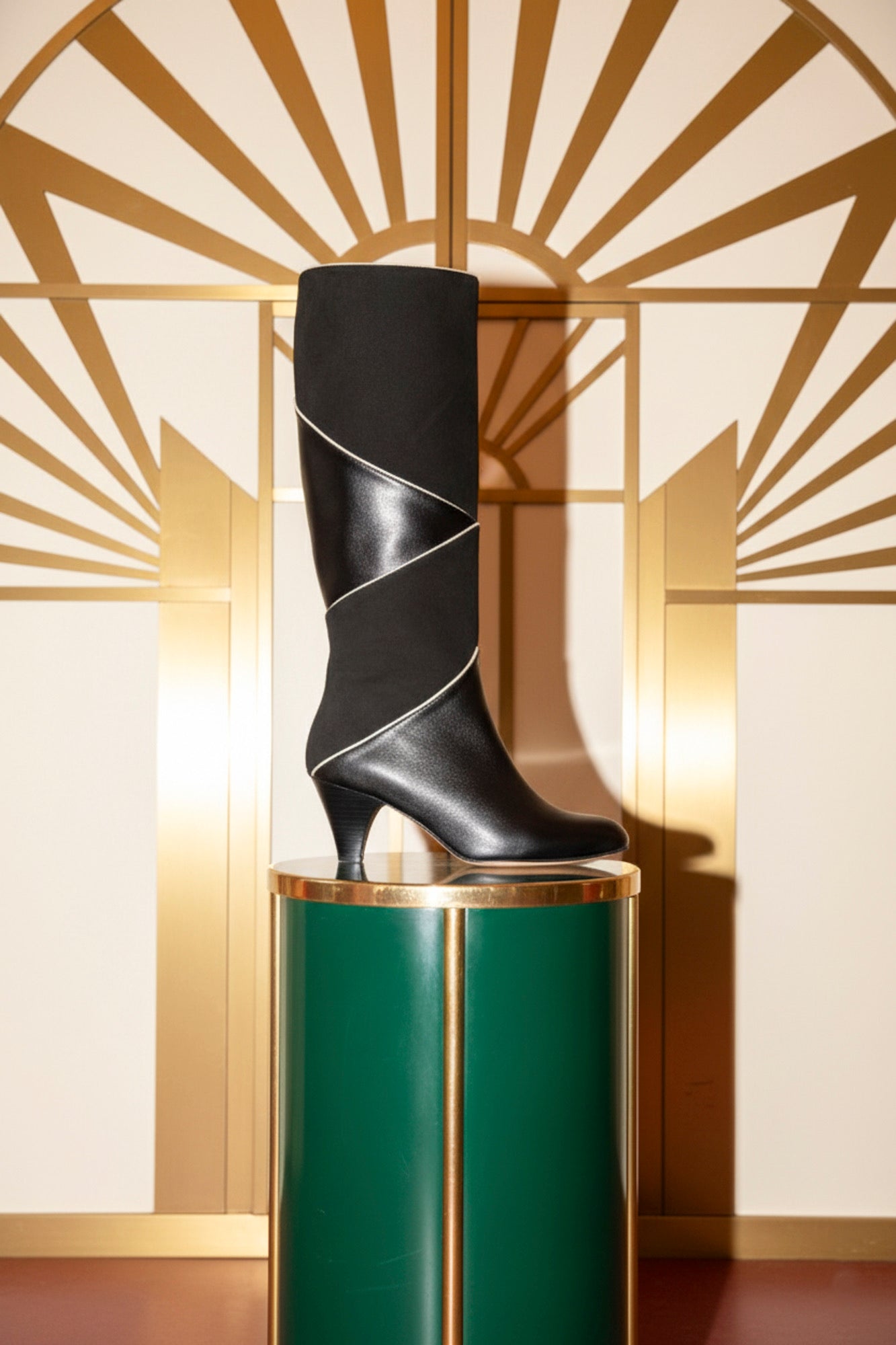 Germaimaine - Cuir + Nubuck Noir | Patricia Blanchet