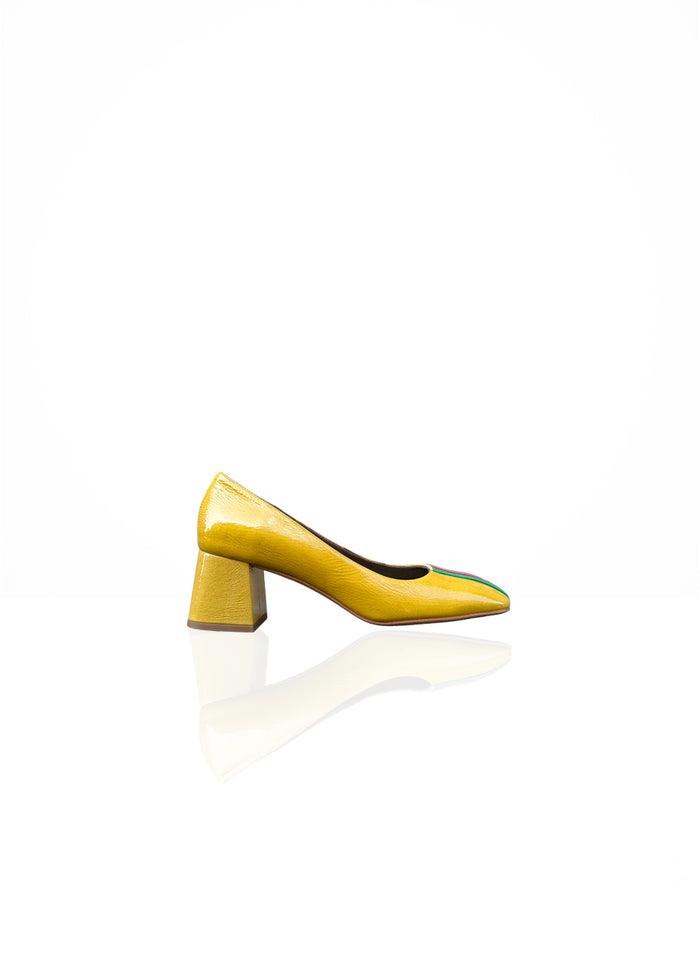 Jamaica - Cuir Verni Jaune