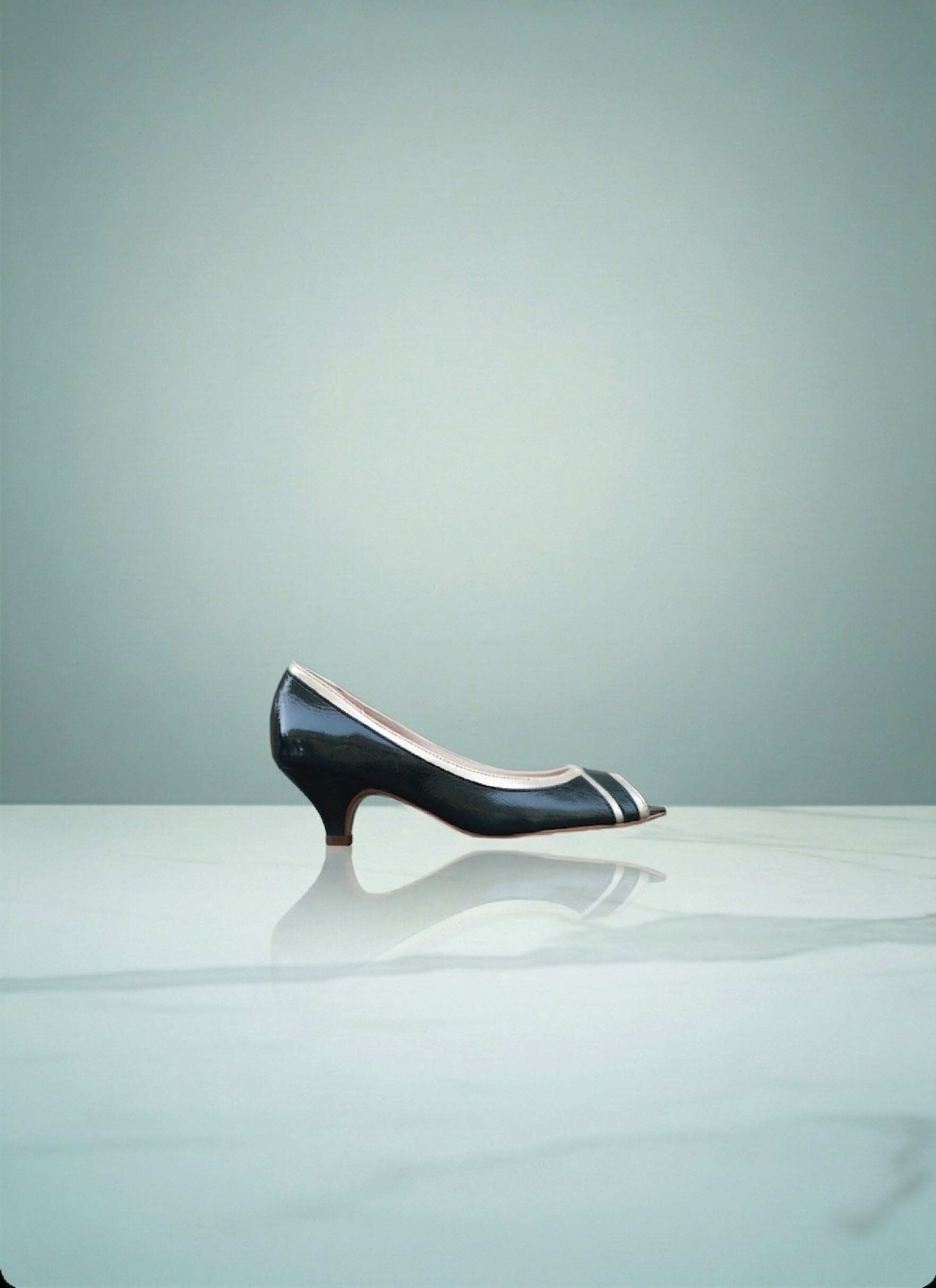 Little Lebowski - Vernis Frelon vert et Métallisé Champagne | Patricia Blanchet