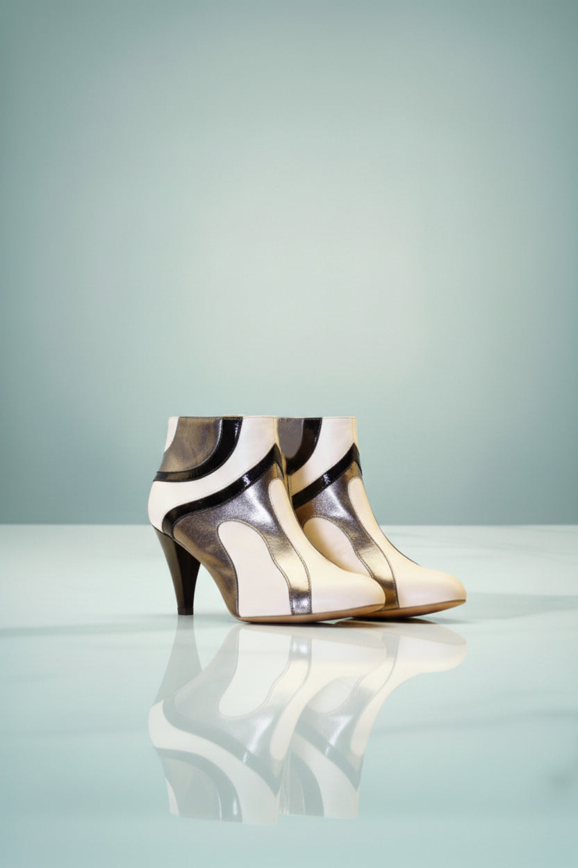 Lemonade - Ivoire et Métallisé Acier | Patricia Blanchet