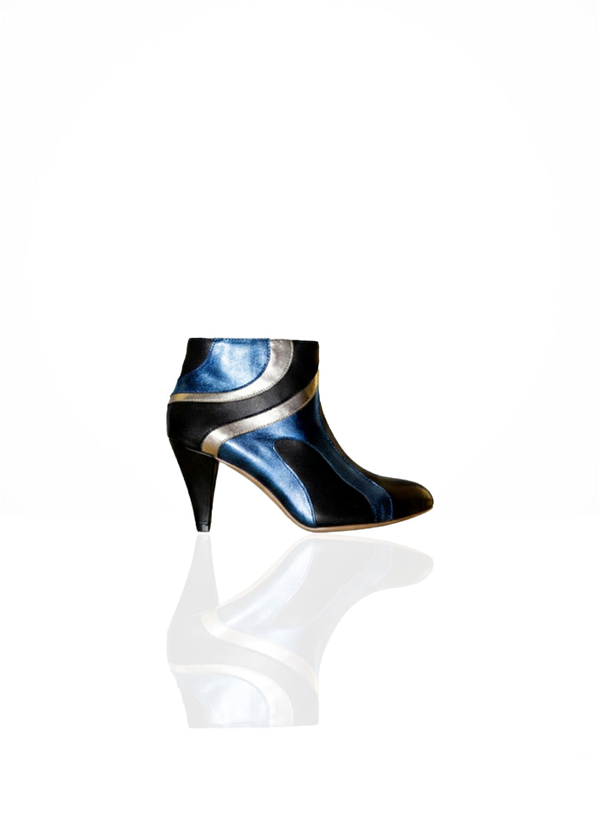 Lemonade - Black and Metallic Blue | Patricia Blanchet