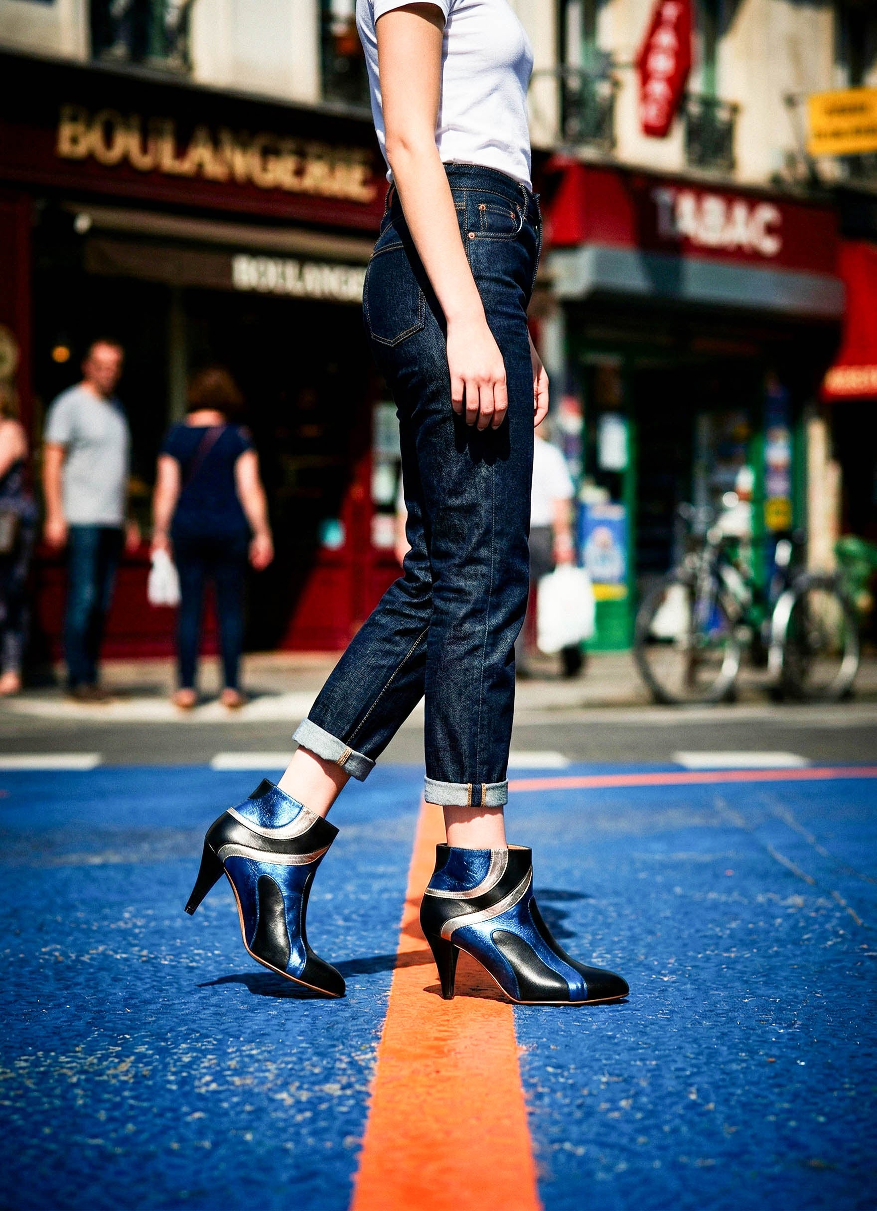 Lemonade - Noir et Métallisé Bleu | Patricia Blanchet