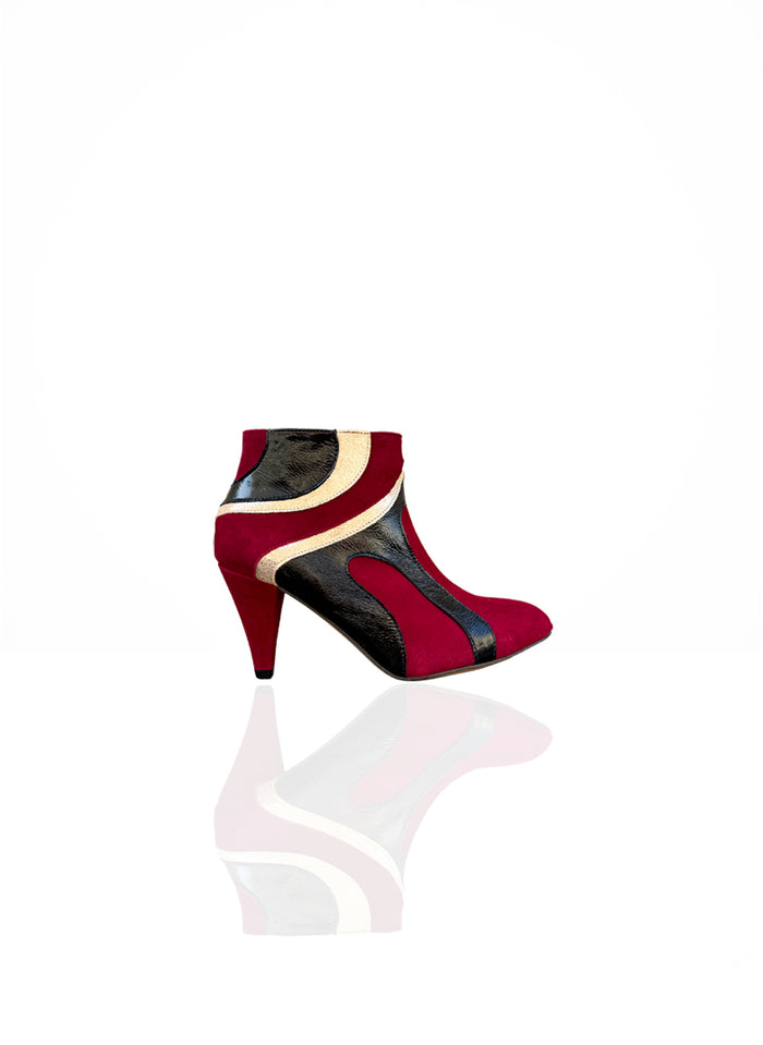 Lemonade - Nubuck Bordeaux & Verni Noir