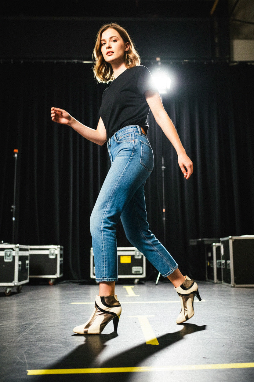 Lemonade - Ivoire et Métallisé Acier | Patricia Blanchet