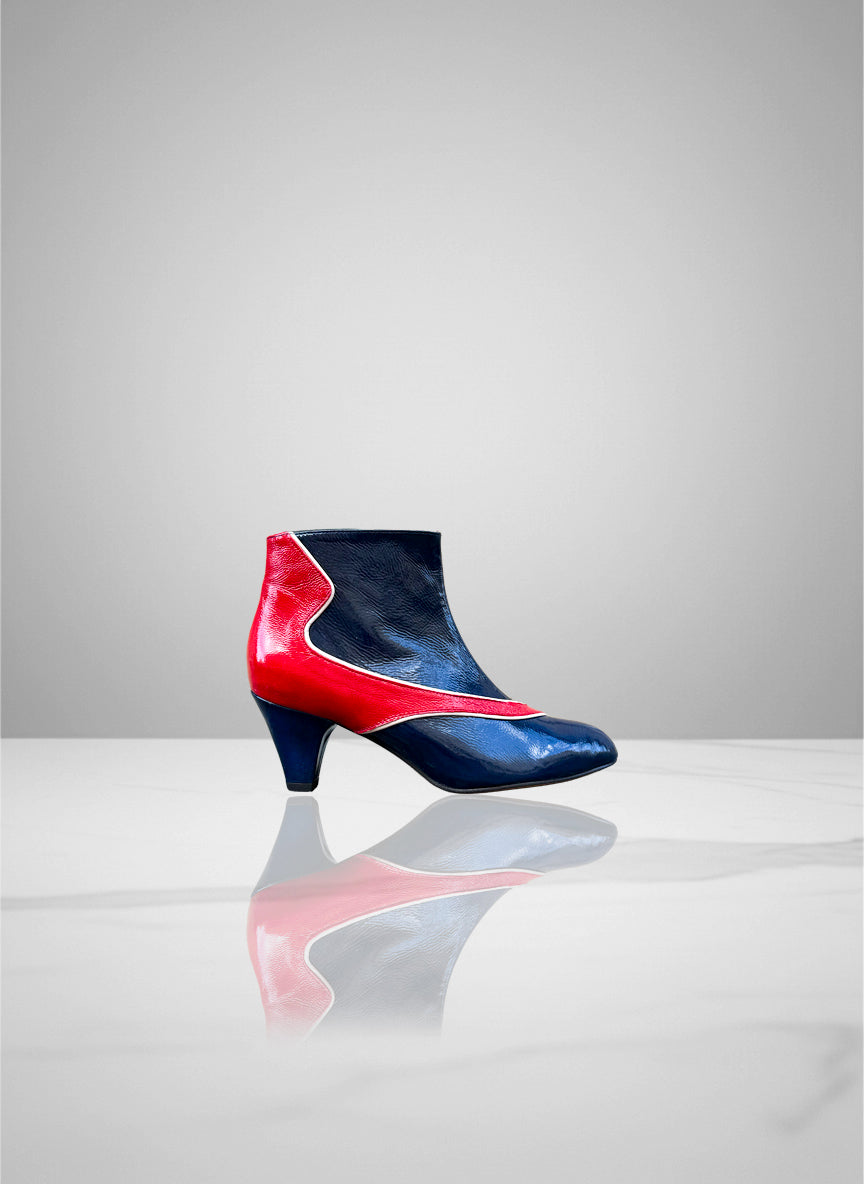 Orangeade - Navy Blue Patent Leather | Patricia Blanchet