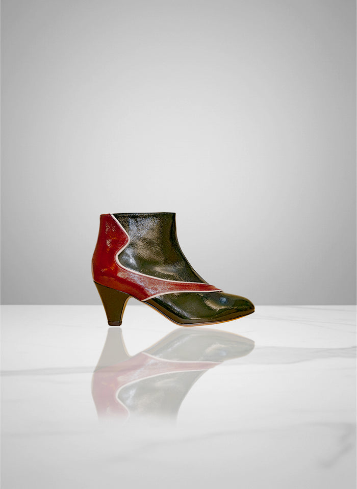 Orangeade - Green Hornet & Burgundy Patent Leather