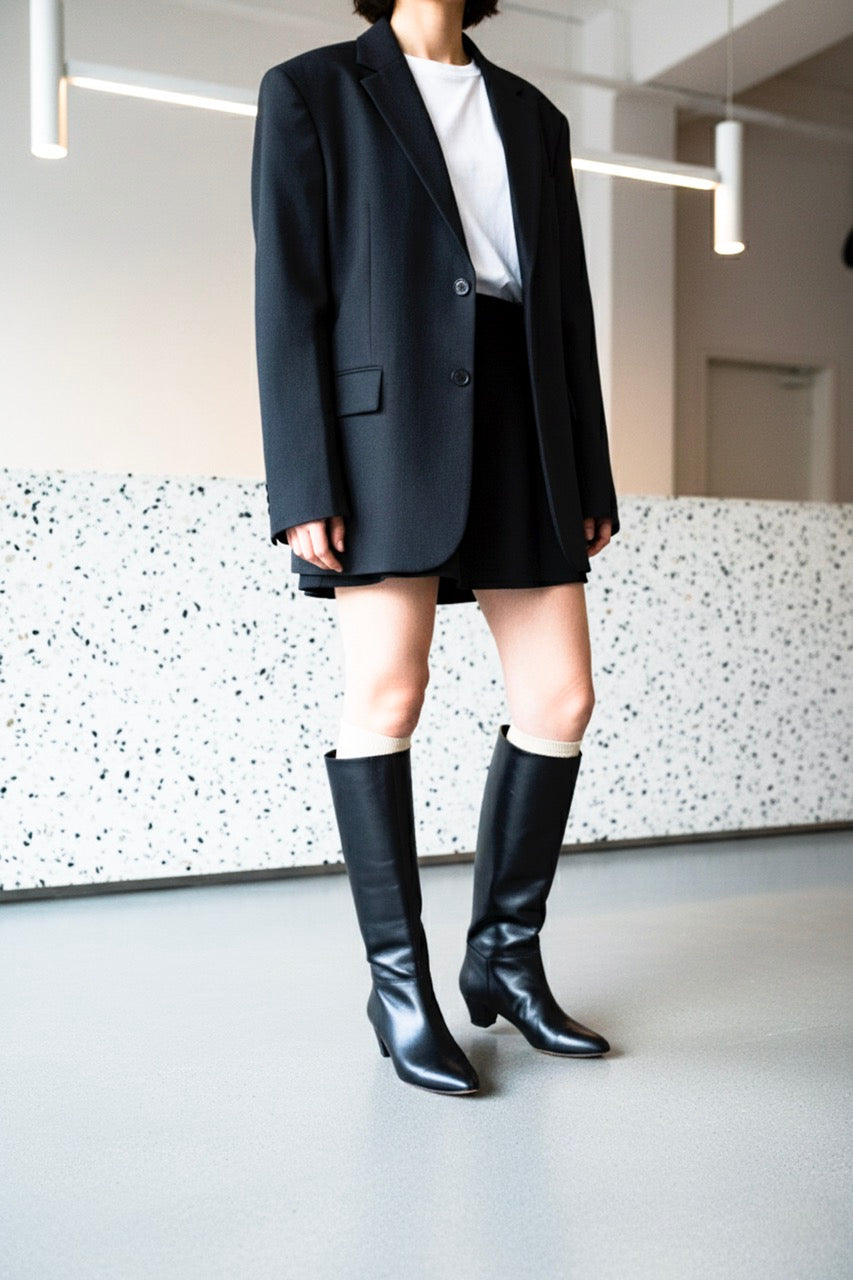 Samuela - Cuir Noir | Patricia Blanchet