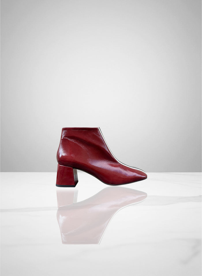 Starlette - Cuir Verni Bordeaux
