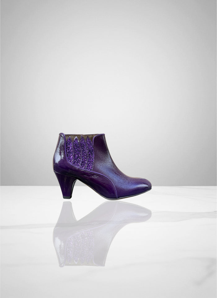 Tonyscott - Cuir Verni & Glitter Violet
