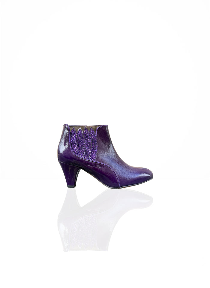Tonyscott - Cuir Verni & Glitter Violet