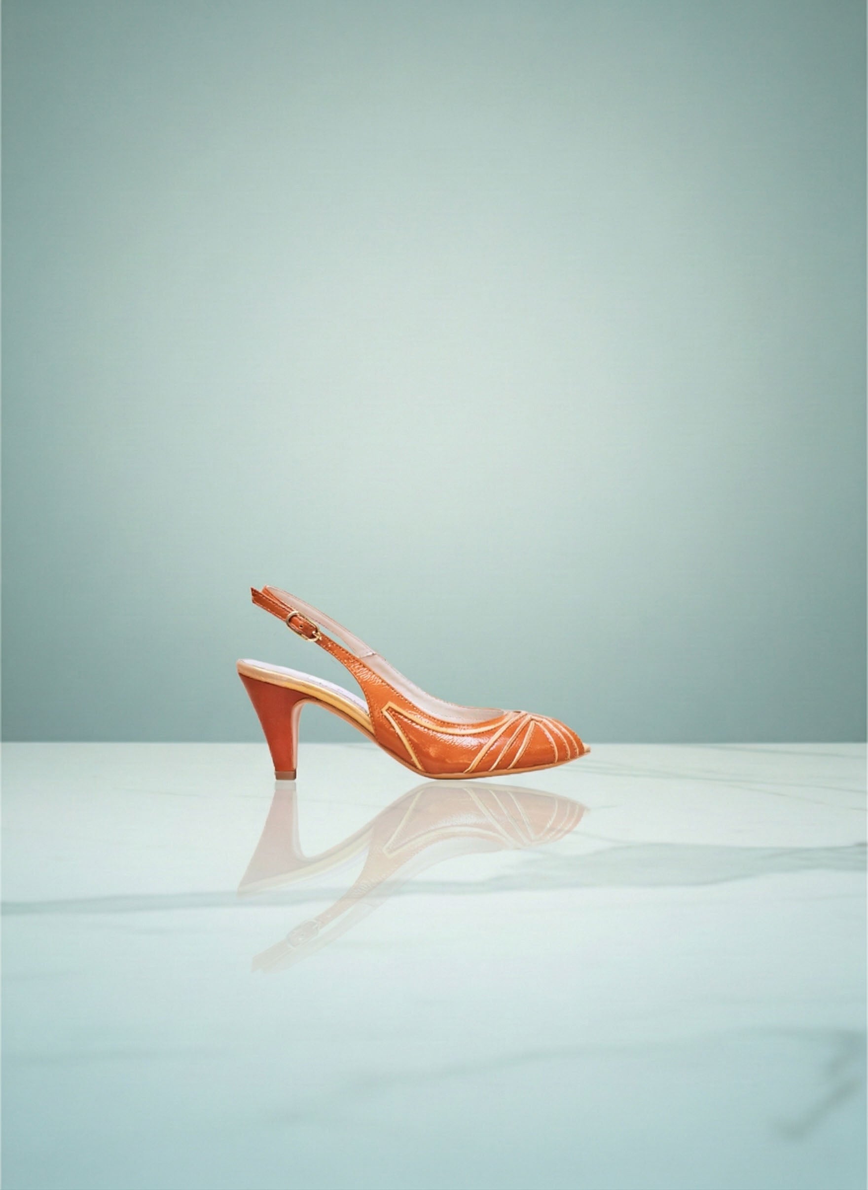 Vivi - Vernis Cognac et Doré | Patricia Blanchet