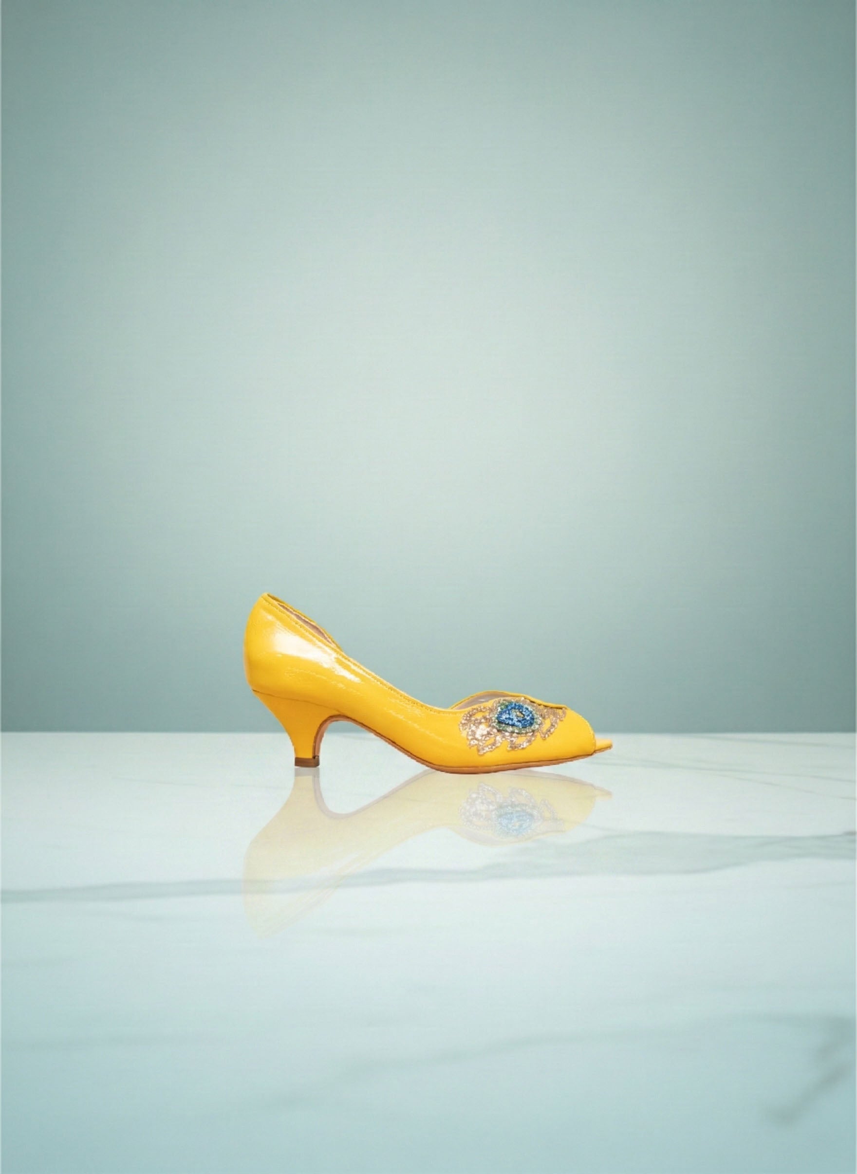 Yucuncun - Verni Jaune Titi et Motif Glitter | Patricia Blanchet